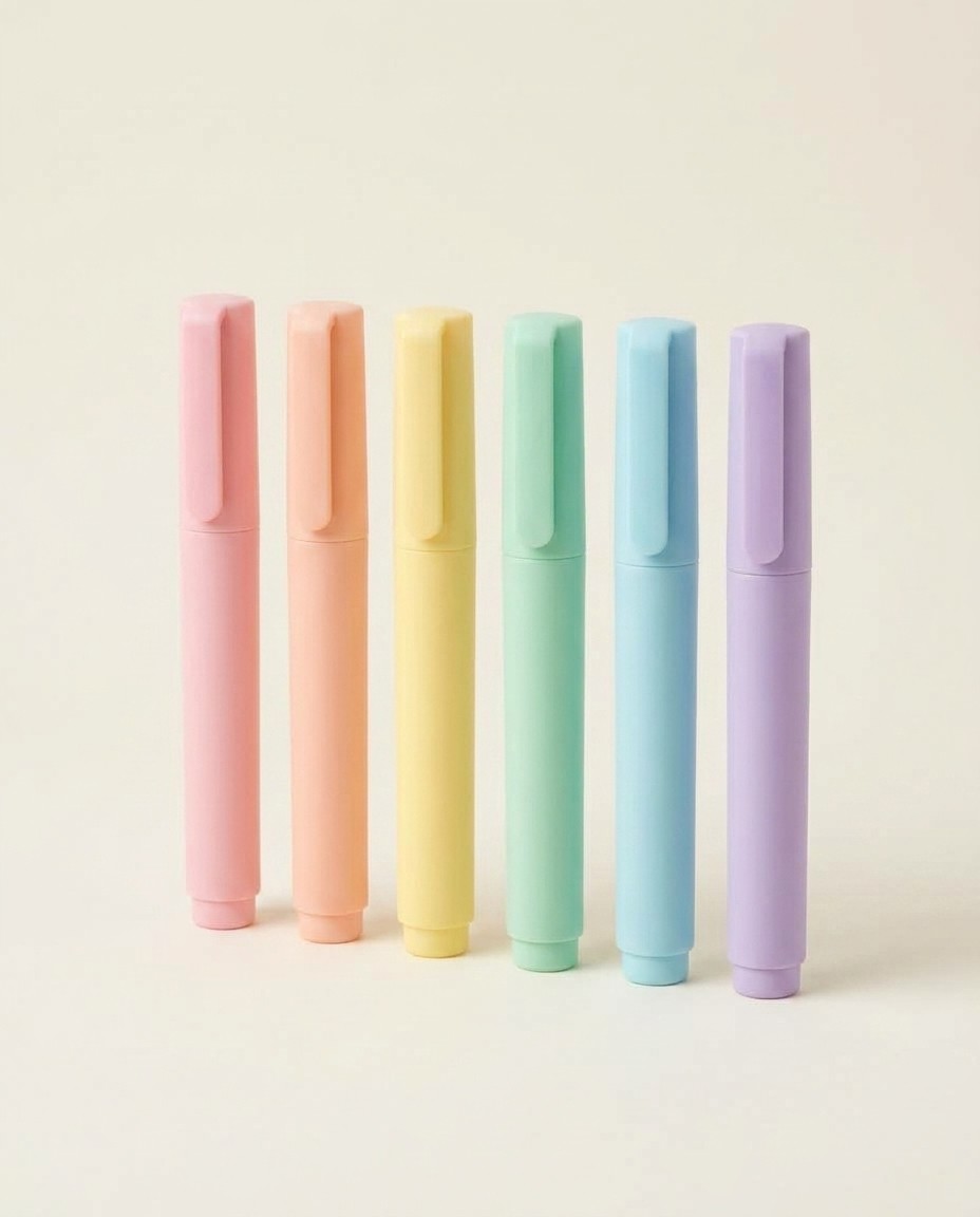 Porsuk Pastel Vurgulayıcı Seti 6'lı